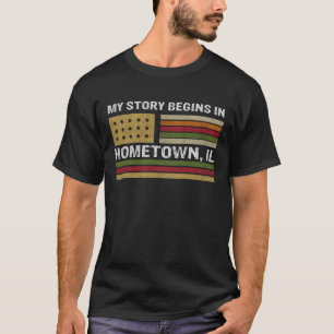 Mijn verhaal begint in HOMETOWN IL T-shirt