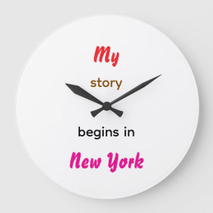 Mijn verhaal begint in New York Grote Klok
