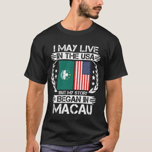 Mijn verhaal begon in Macau T-shirt (Voorkant)