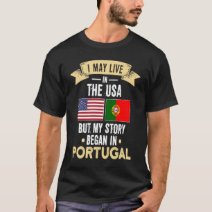 Mijn verhaal begon in portugal t-shirt