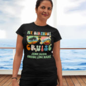 Mijn Verjaardag Cruise Retro Zonnebril T-shirt