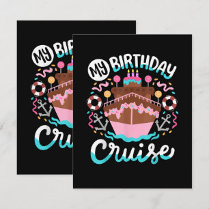 Mijn verjaardag cruise vakantie zeiltocht kaart