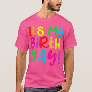 Mijn verjaardag meisjes geeft vrouwen Kinder parti T-shirt