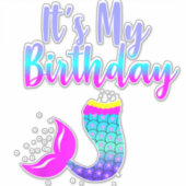 Mijn verjaardag sticker (Voorkant)