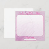 Mijn verlanglijst - 525x525 - Roze (Voorkant / Achterkant)