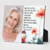 Mijn Vermiste Maar Laat Me Gaan Foto Citaat Herden Fotoplaat (Zijkant)