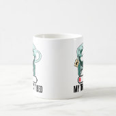 Mijn vermoeide is moe.w koffiemok (Center)