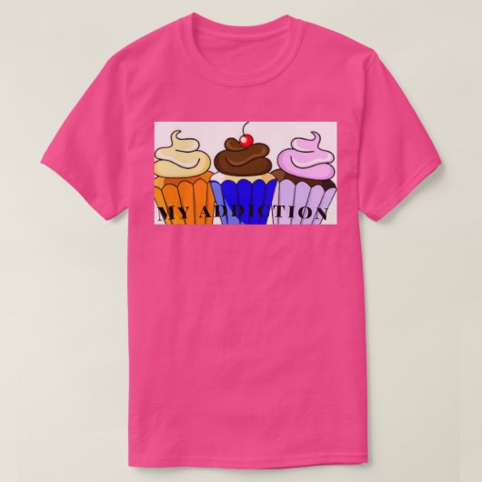 Mijn verslaving t-shirt (Design voorkant)