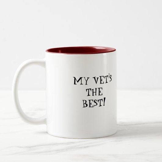 MIJN VET IS DE BESTE! mok koffie (Links)