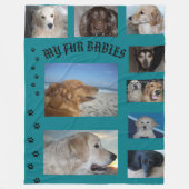 Mijn vier baby's fleece deken (Voorkant)