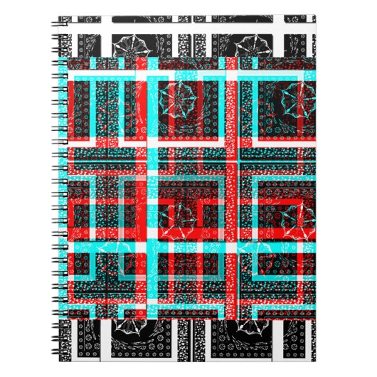 Mijn vierkant Maze-ontwerp Notitieboek (Voorkant)