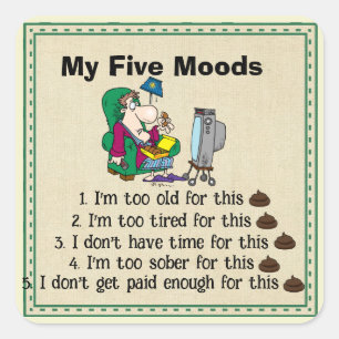 Mijn Vijf Moods Sticker