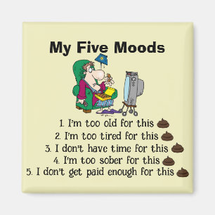 Mijn vijf stemmingen magneet