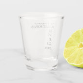 Mijn vijf wekelijkse bullet points - dubbel op de  shot glas (Achterkant)