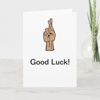 Mijn vingers kruisen kaart