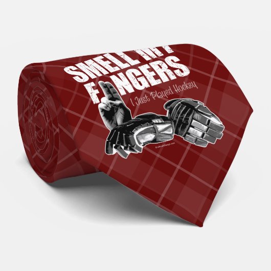 Mijn vingers ruiken (hockey) stropdas (Opgerold)