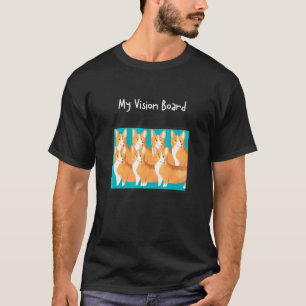 Mijn Visie Bord Corgi Hond T-shirt