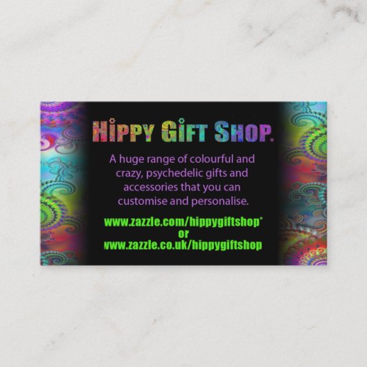 mijn visitekaartjes (Voorkant)