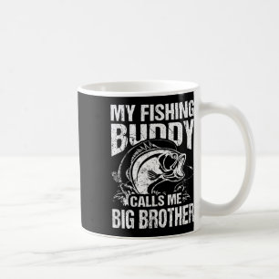 Mijn vismaat noemt me grote broer visser Fu Koffiemok