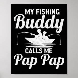 Mijn visvrienden noemen me Pap Pap Vaderdag F Poster
