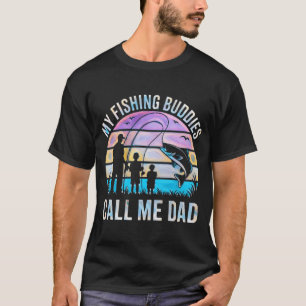 Mijn visvrienden noemen me papa – Fishing Dad Gif T-shirt