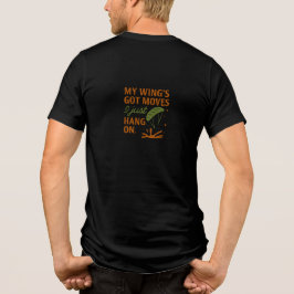 Mijn vleugel heeft bewegingen Tri-Blend shirt