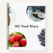 Mijn voedingsdagboek notitieboek (Voorkant)