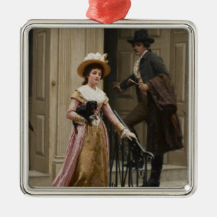 Mijn volgende-deurbuur (het Vlikken paar) (Schoonh Metalen Ornament