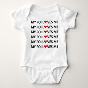 MIJN VOLGENDE HOORT ME - RED HEART Baby Bodysuit 
