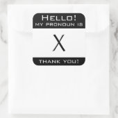  "Mijn voornaamwoord" stickers (Tas)