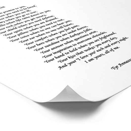 MIJN VOW-POSTER POSTER (Hoek)