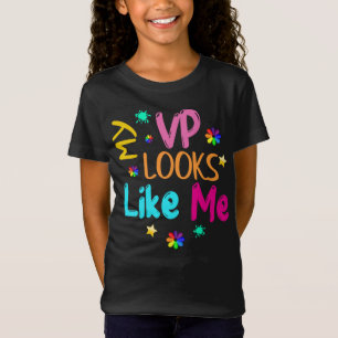Mijn VP ziet eruit als ik kleurrijk T-shirt