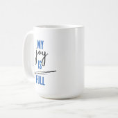 Mijn vreugde is vol koffiemok (Voorkant links)