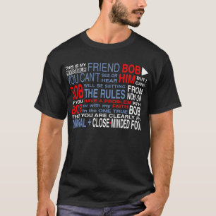 Mijn vriend Bob (Donker) T-shirt