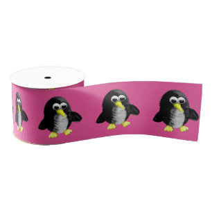 Mijn vriend de pinguïn grosgrain lint