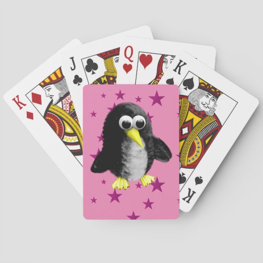 Mijn vriend de pinguïn pokerkaarten (Achterkant)