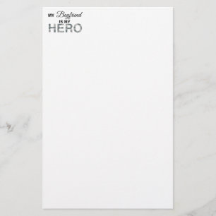 Mijn vriend is mijn Hero Digital Camouflage Briefpapier