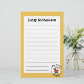 Mijn vriend Maisy Colorful Circle Design Briefpapier (Staand voorkant)