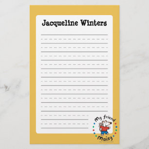 Mijn vriend Maisy Colorful Circle Design Briefpapier