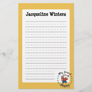 Mijn vriend Maisy Colorful Circle Design Briefpapier