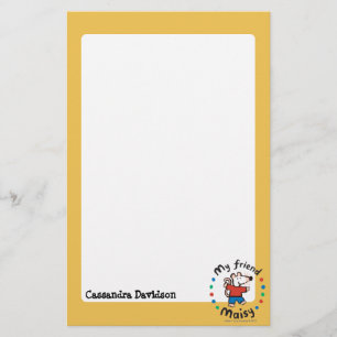 Mijn vriend Maisy Colorful Circle Design Briefpapier