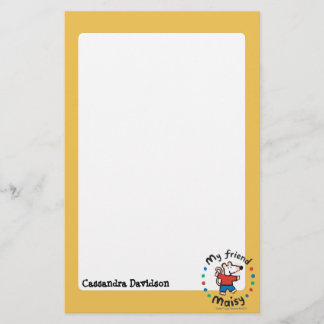 Mijn vriend Maisy Colorful Circle Design Briefpapier