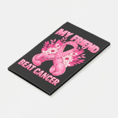 Mijn vriend overwon kanker post-it® notes (Schuin)