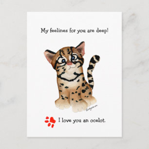 Mijn vrienden zijn diep van de ocelot Kaart