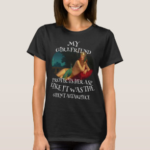 MIJN VRIENDIN BESCHERMT HAAR ASP ZOALS HET WAS DE T-SHIRT