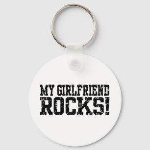 Mijn Vriendin Rocks Sleutelhanger