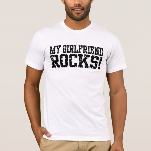 Mijn Vriendin Rocks T-shirt (Voorkant)