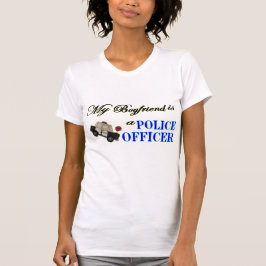 Mijn vriendje is politieagent t-shirt