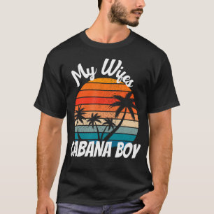 Mijn vrouw Cabana Boy Ever Bartender Pool T-shirt