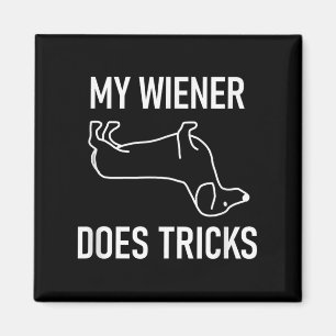 Mijn vrouw doet Tricks, Dachshund, Funny, Jokes, S Magneet